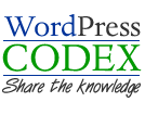 WordPress Codex Logo