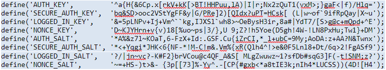 Example Security Keys