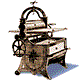 animated printing press