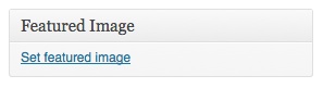 Featured Image Metabox